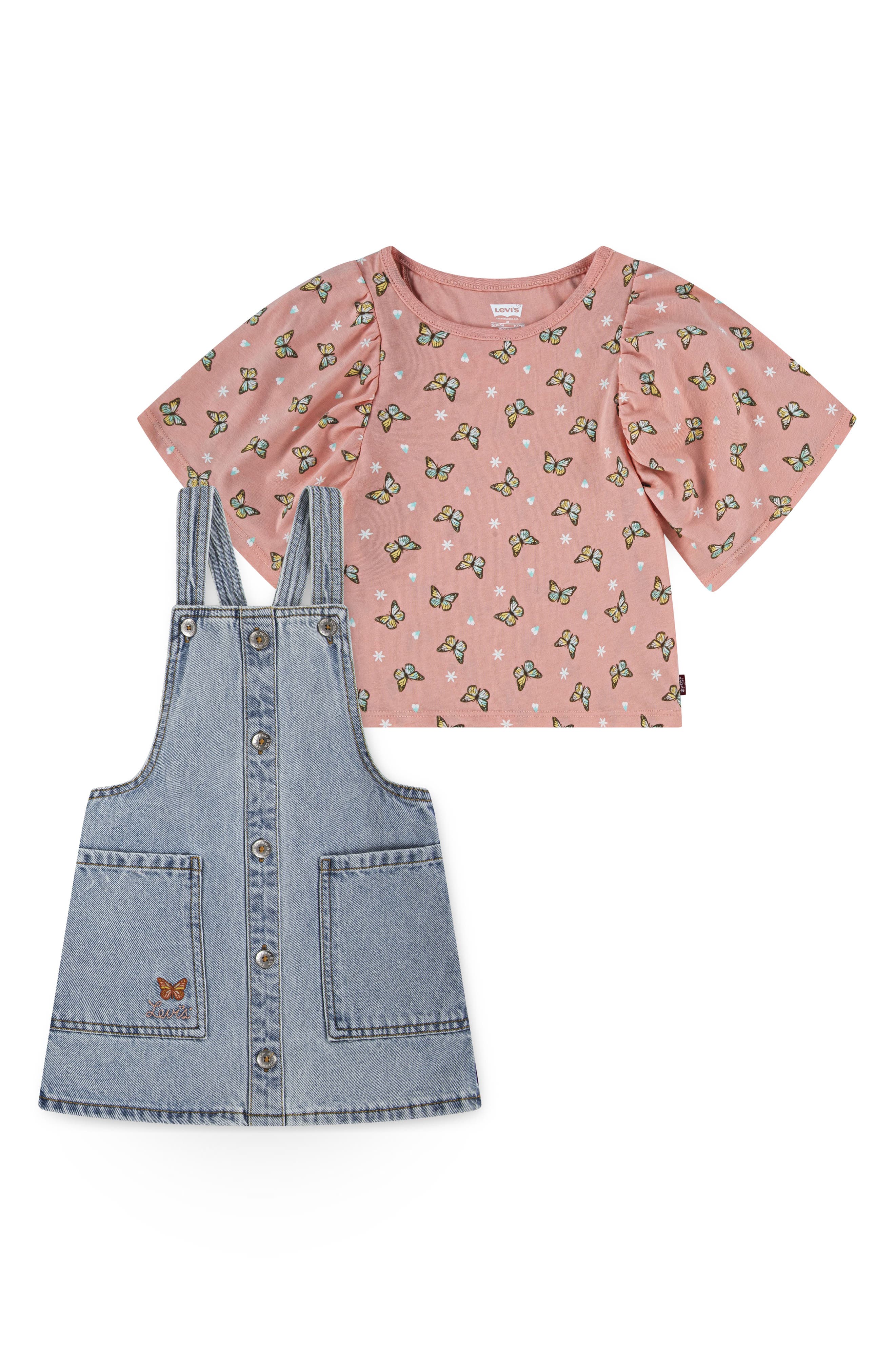 Levi's Kids' Western T-Shirt & Skirtall Set