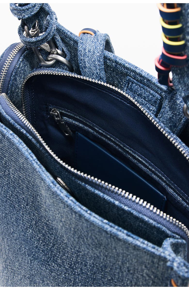 Desigual Mini Denim Backpack, Alternate, color, Light Blue