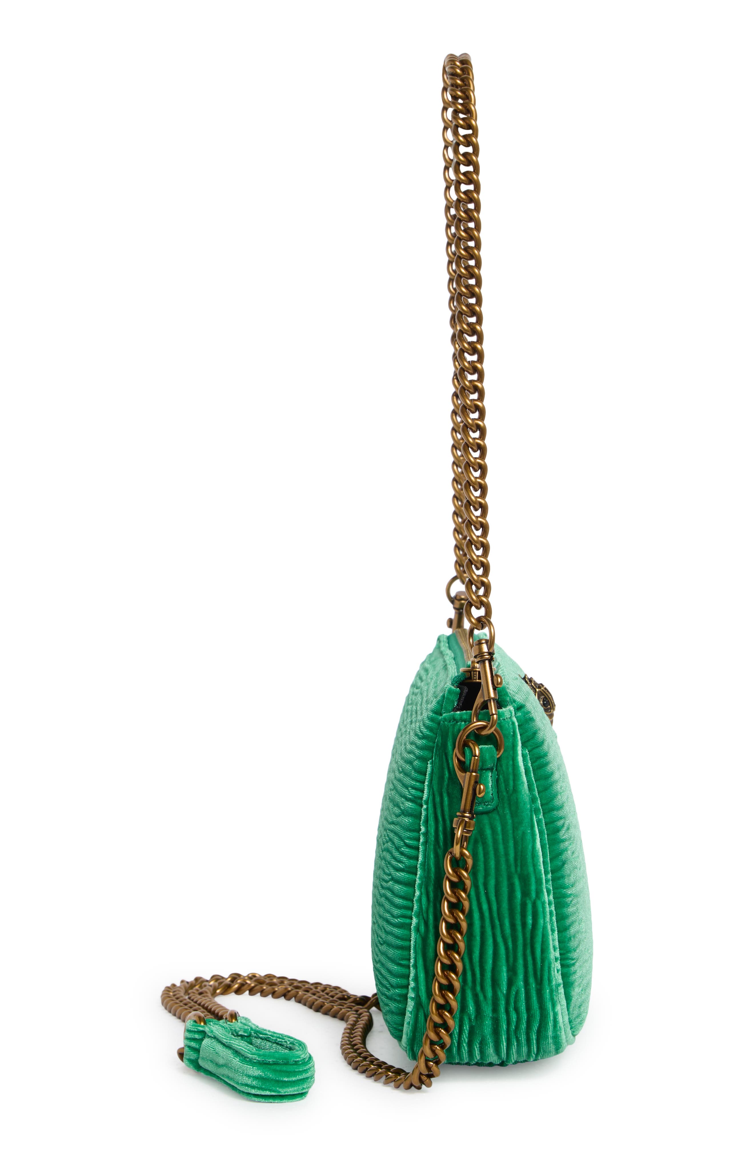 Kurt Geiger London Kew Pouch Crossbody Bag, Alternate, color, Green