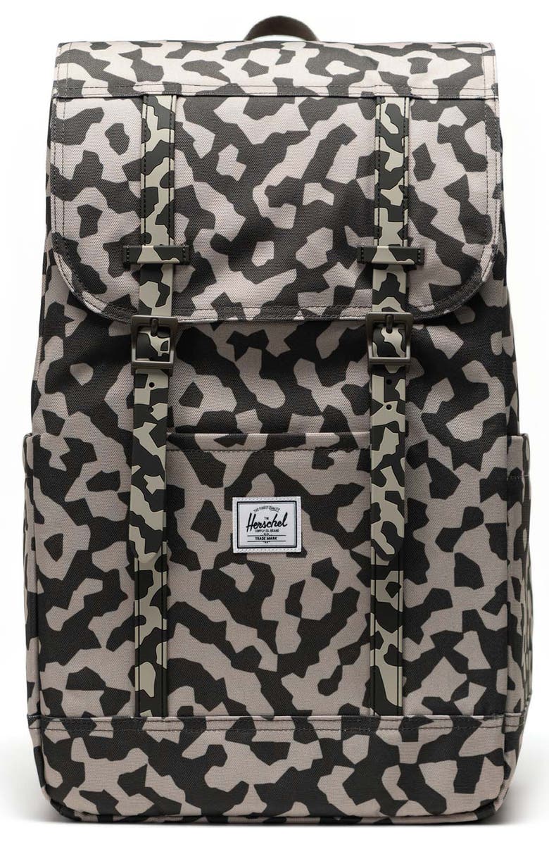Herschel Supply Co. Retreat Recycled Polyester Backpack, Main, color, Shadow Pixel