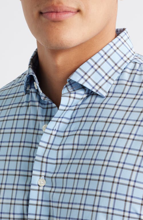 Johnnie-o Jaden Check Stretch Button-up Shirt In Multi