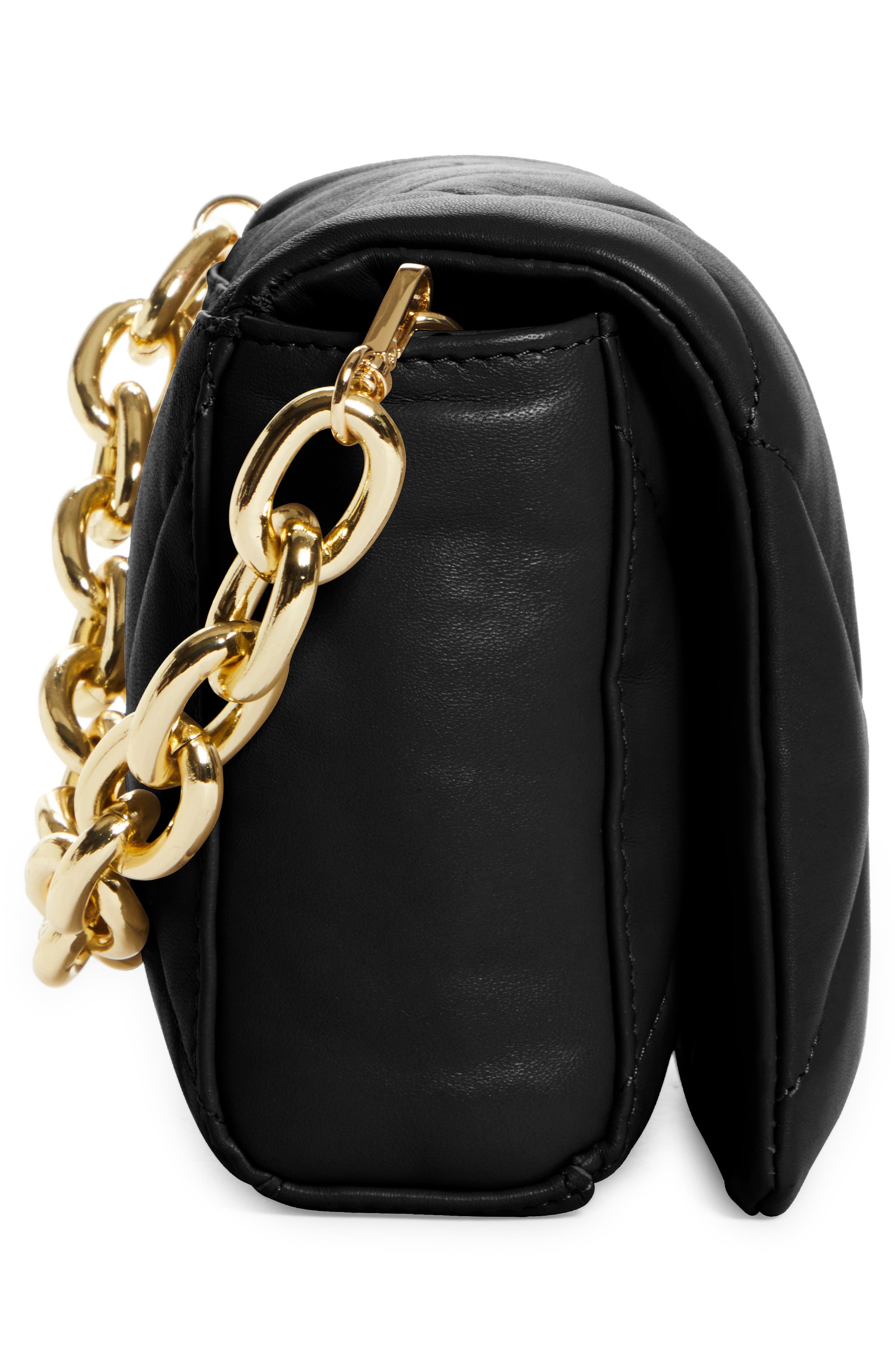 Stand Studio Mini Brynn Quilted Lambskin Leather Shoulder Bag, Alternate, color, 