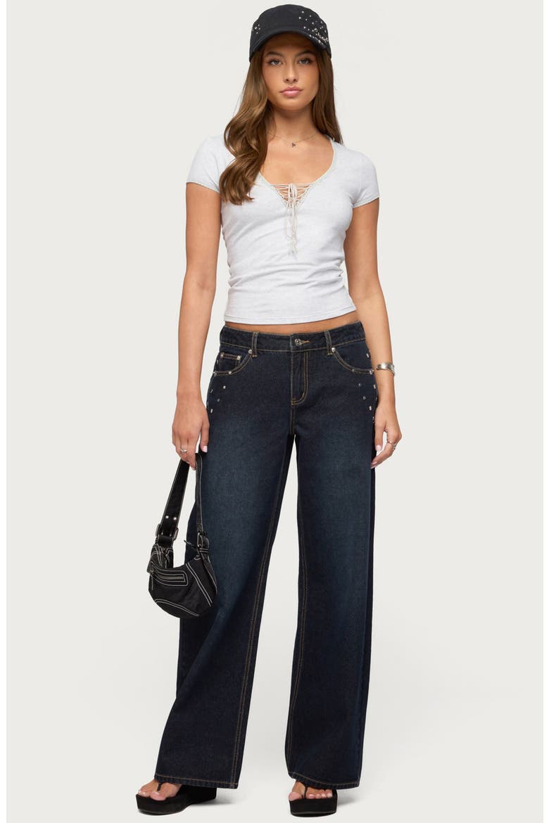 Balor Lace Up Top, Alternate, color, GRAY-MELANGE