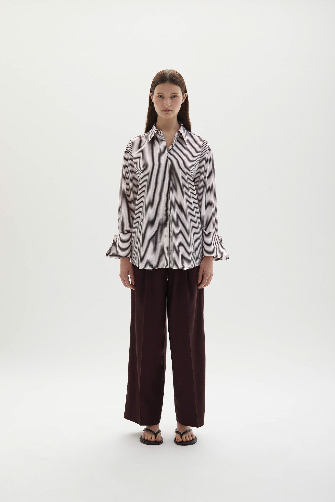 selected Plum Stripe