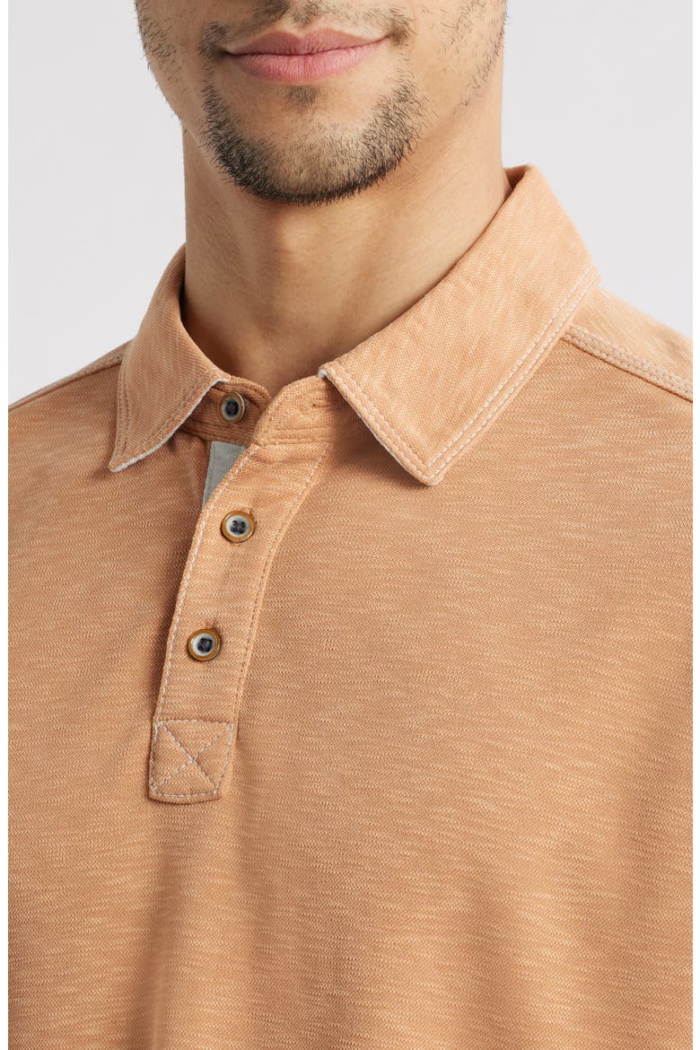 Vintage Slub Polo, Alternate, color, GINGER