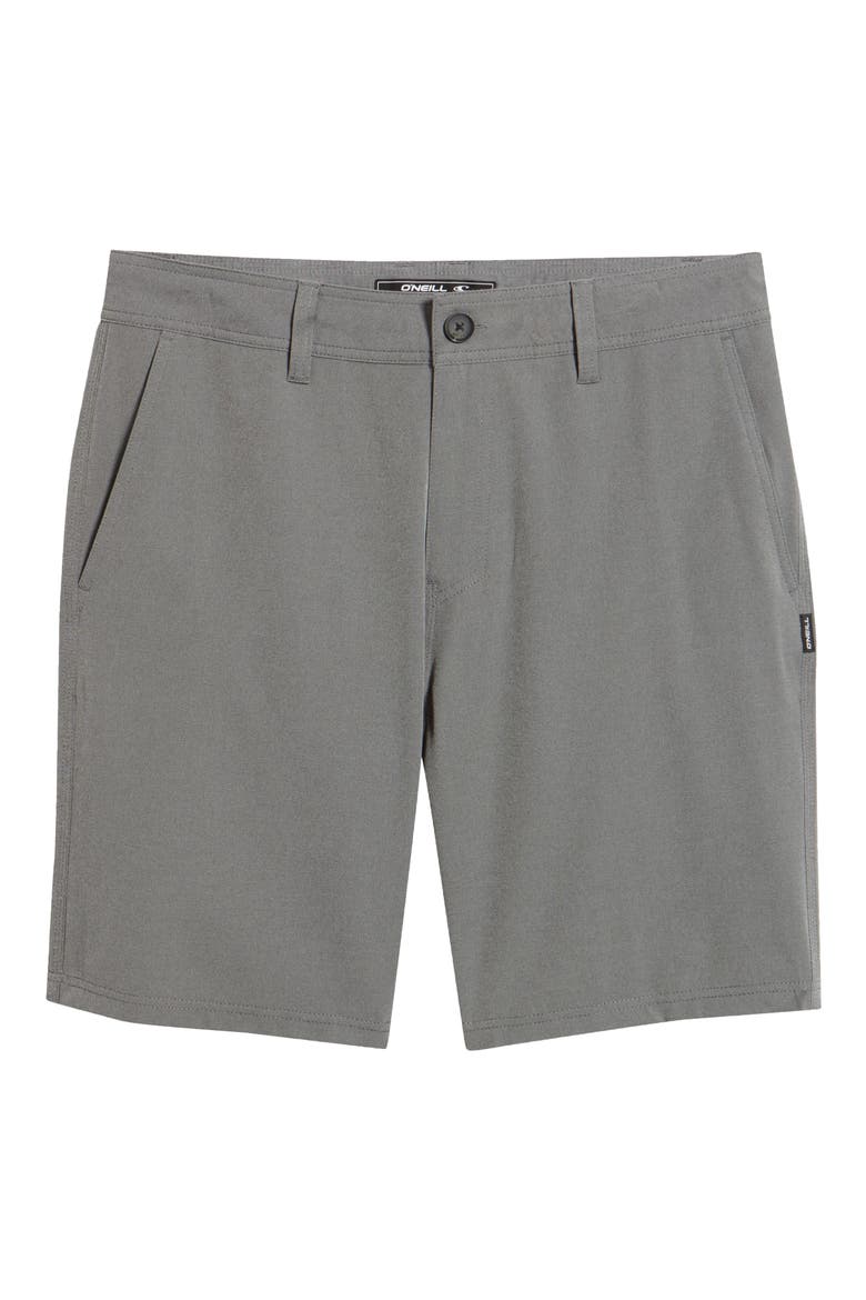 Reserve Light Check 19-Inch Water Resistant Hybrid Shorts, Alternate, color, DARK SHADOW
