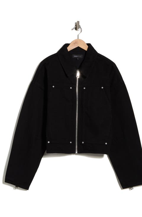 Cropped Carpenter Jacket