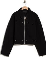 PURPLE BRAND Cropped Carpenter Jacket