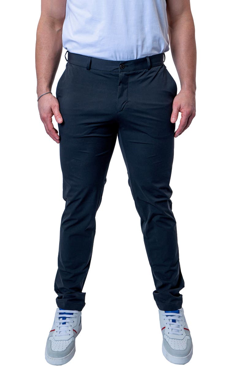 Maceoo Allday Slim Fit Pants, Main, color, Black