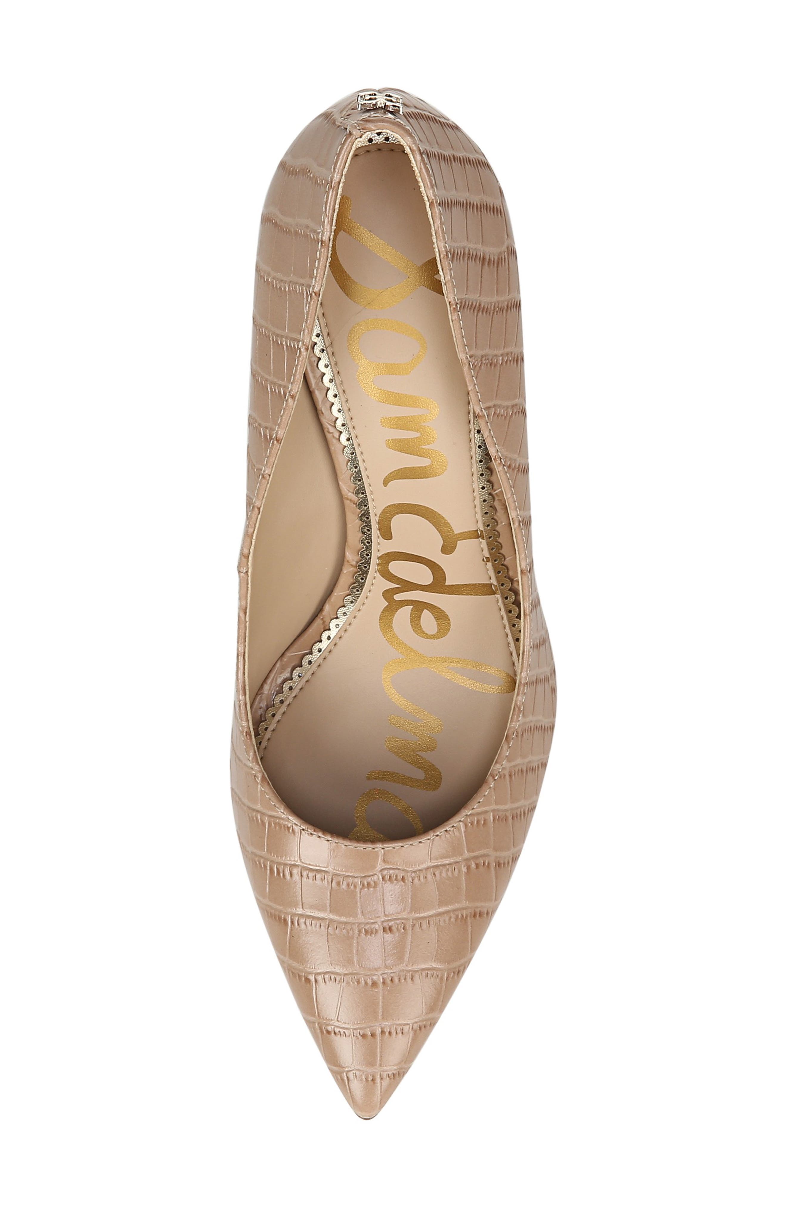 Hazel Pointed Toe Pump, Alternate, color, TOASTED ALMOND