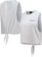 THE WILD COLLECTIVE Women's The Wild Collective White Orlando City SC Twist Back Tank Top