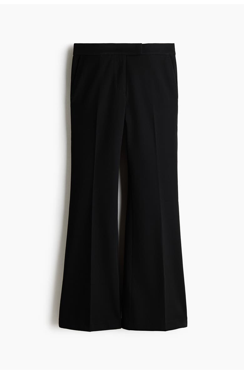 H&M Flared Trousers, Main, color, Black