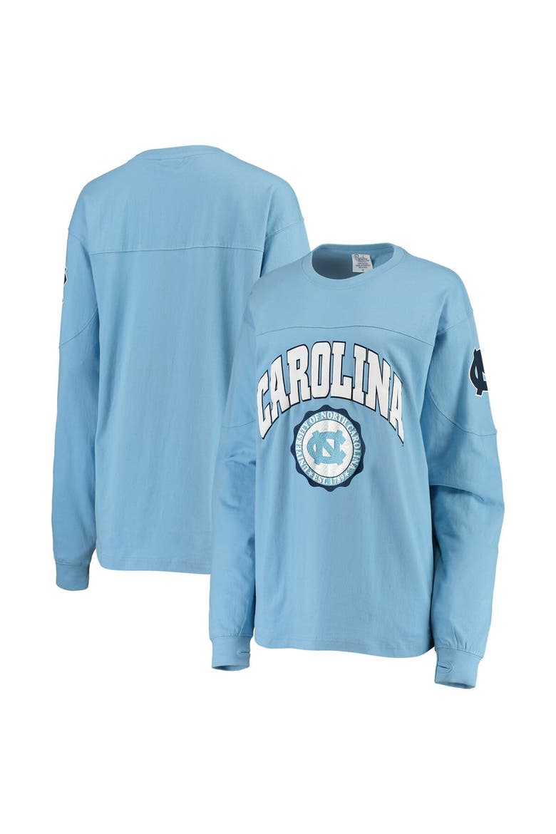 Women's Carolina Blue North Carolina Tar Heels Edith Long Sleeve T-Shirt, Main, color, Light Blue