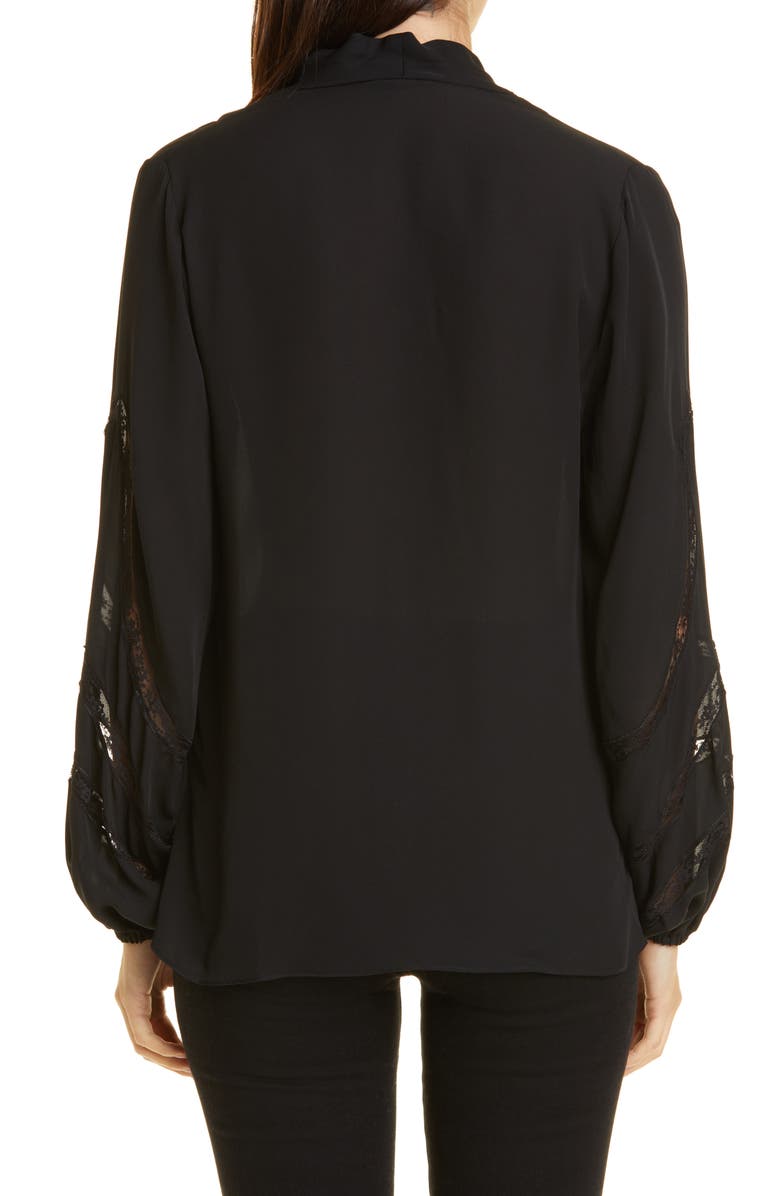 KOBI HALPERIN Lala Silk Blouse, Alternate, color, 