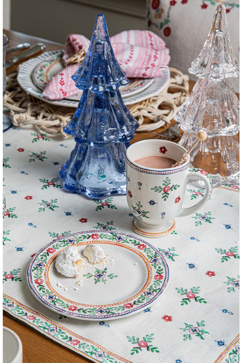 Heidi Cocktail/Side Plate, Alternate, color, WHITE MULTI