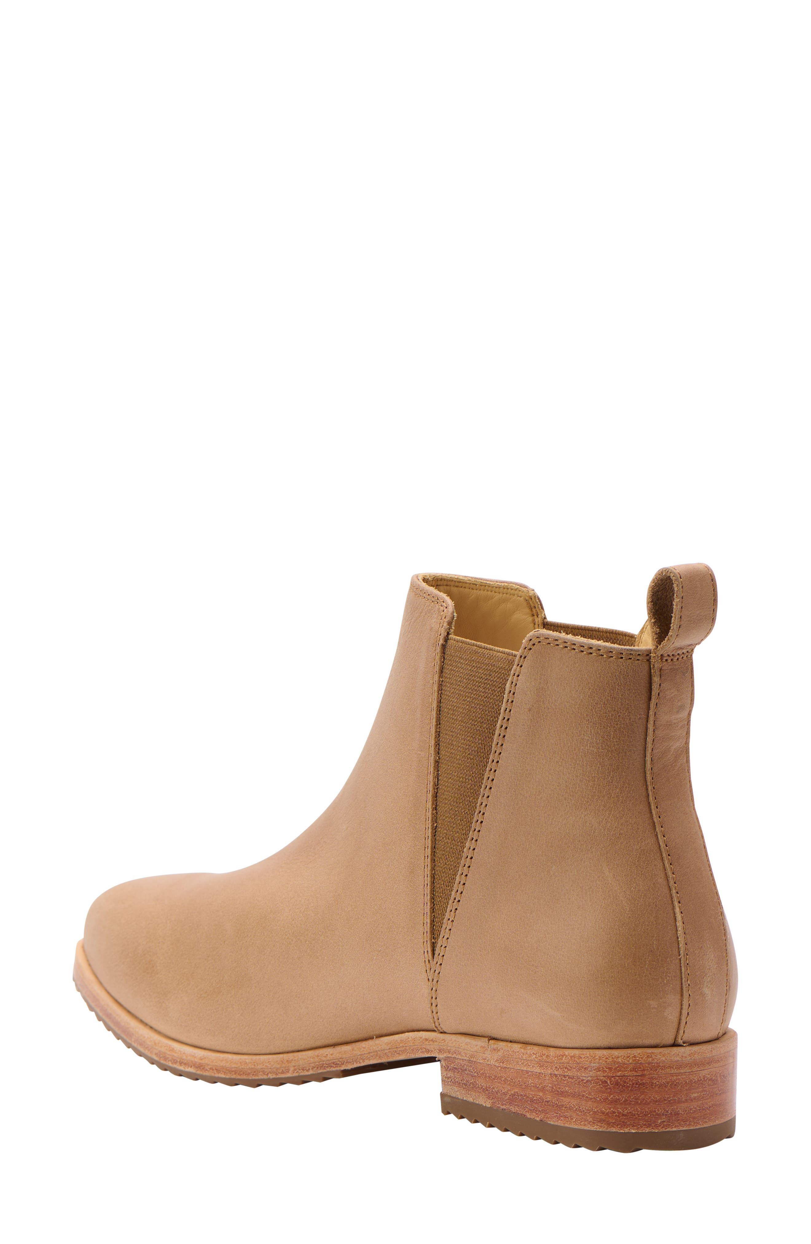 Eva Everyday Chelsea Boot, Alternate, color, ALMOND