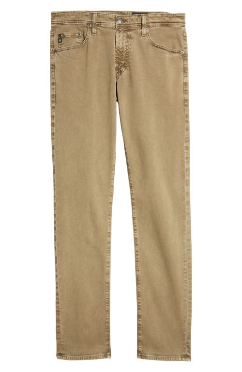 Ag Tellis Sud Modern Slim Fit Stretch Twill Pants In Brown