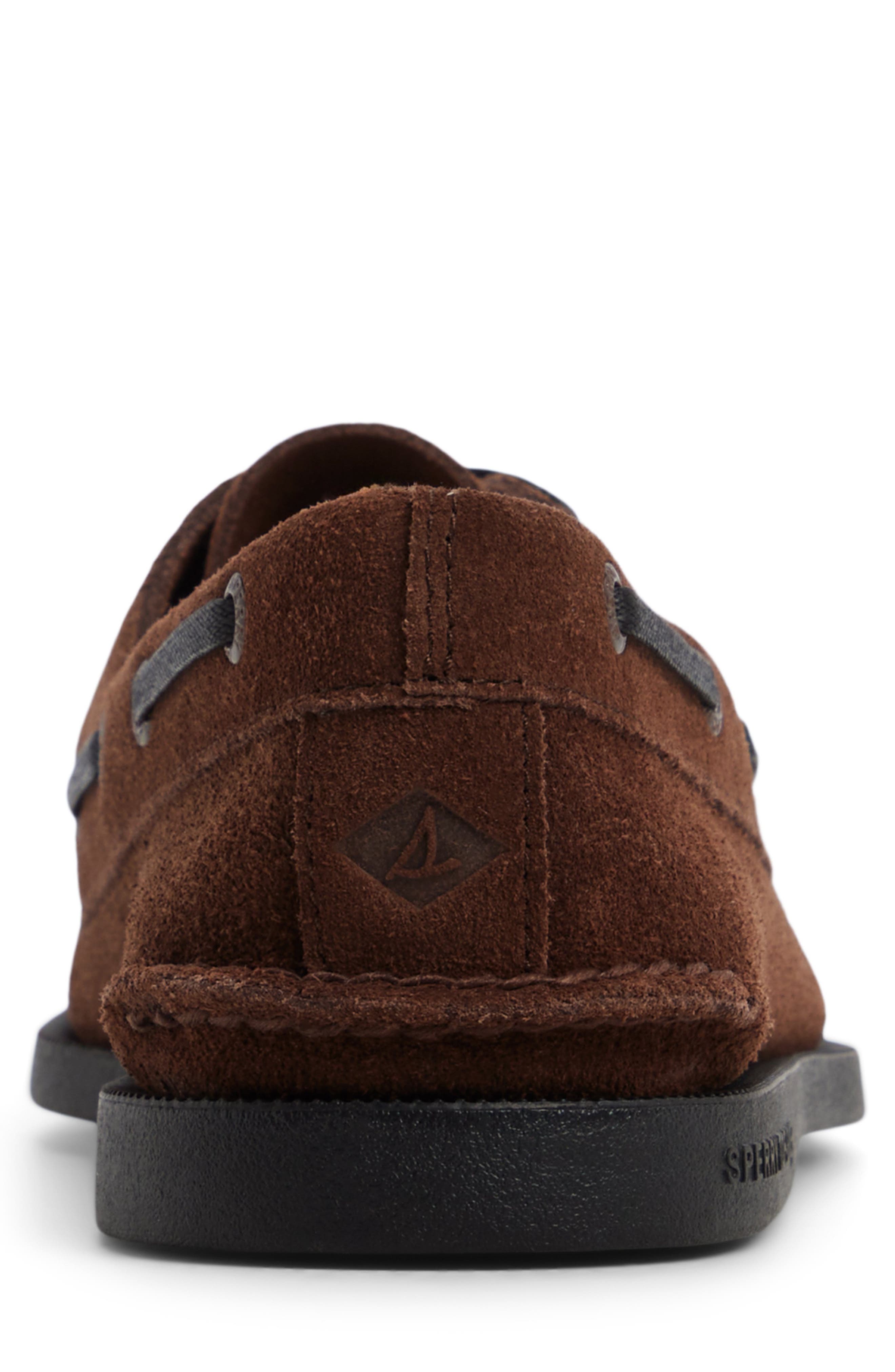 Sperry Authentic Original<sup>™</sup> 2-Eye Boat Shoe, Alternate, color, Dark Brown