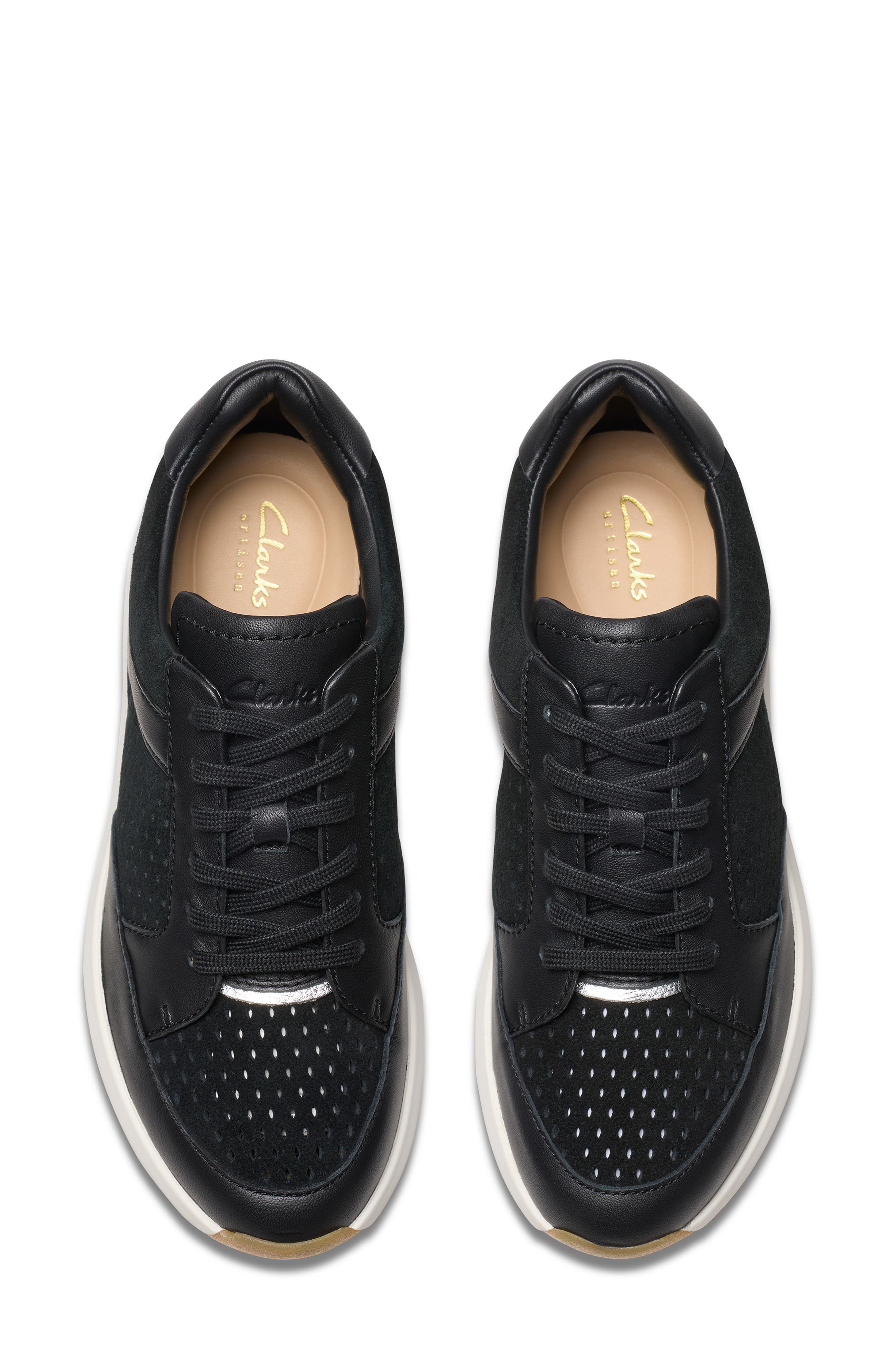 Clarks<sup>®</sup> Tivoli Walk Sneaker, Alternate, color, Black Combi