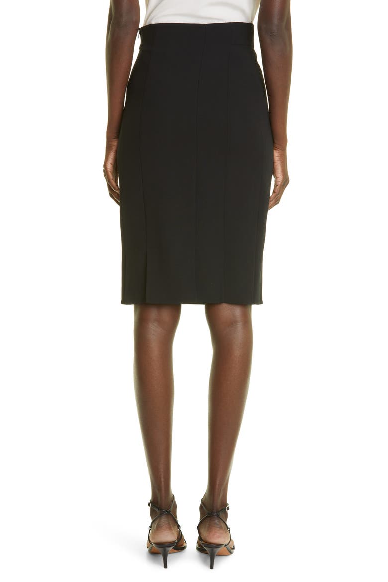 Wool Blend Pencil Skirt, Alternate, color, 009-BLACK