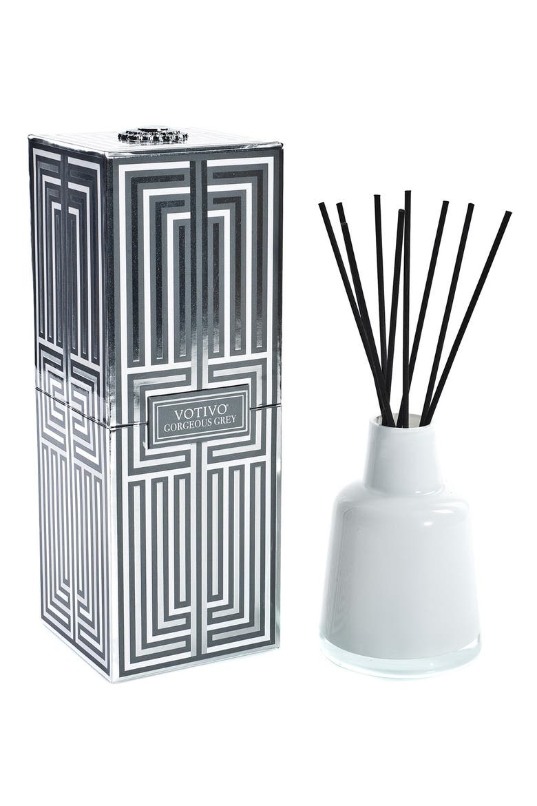 'Soziety' Aromatic Reed Diffuser, Main, color, GORGEOUS GREY