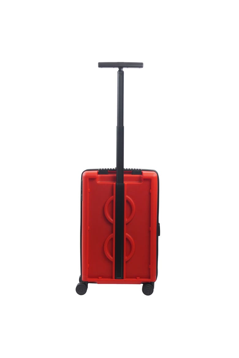 Signature Brick 2x3 Trolley Expandable 21.5 inch carry-on luggage, Alternate, color, RED