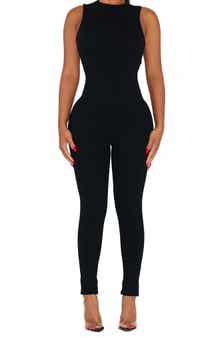 Naked Wardrobe Holed Back Sleeveless Jumpsuit