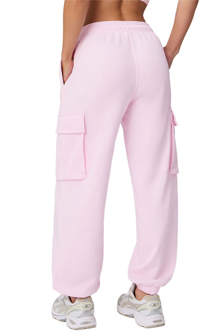 Year Round Terry Cargo Jogger, Alternate, color, Soft Pink