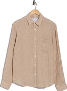 DENIM AND FLOWER Linen Button-Up Shirt