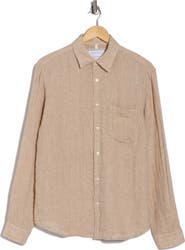 DENIM AND FLOWER Linen Button-Up Shirt
