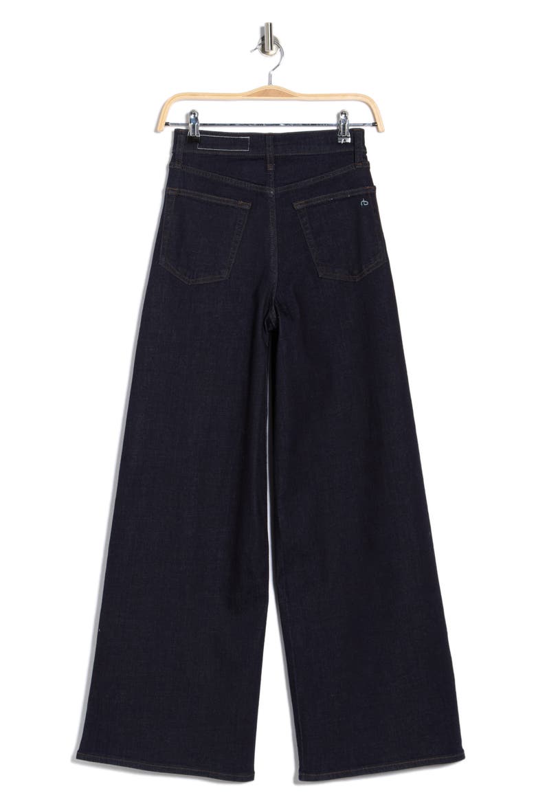 Serena High Waist Wide Leg Jeans, Alternate, color, RINSE