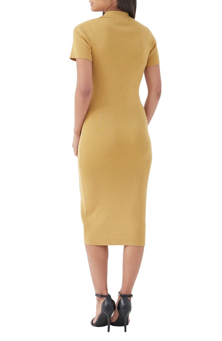 4th & Reckless Hope Asymmetric Button-Up Sweater Dress, Alternate, color, 