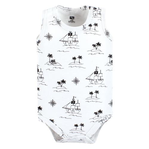 Hudson Baby Soft Cotton Sleeveless Bodysuits In Multi