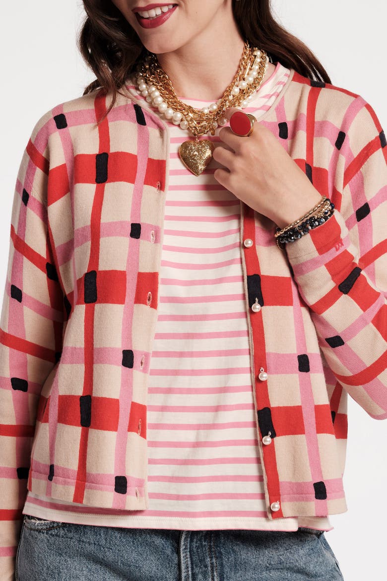 Darling Cardigan Lollipop, Alternate, color, Pink/Red/Multi