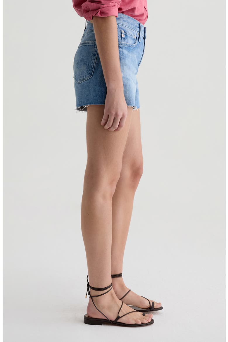 Halle Cutoff Denim Shorts, Alternate, color, 17 YEARS DIVERGENT