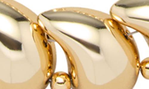 St. Moran Teardrop Beaded Statement Necklace In Gold