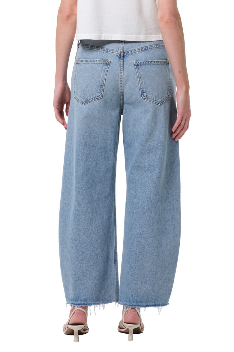 Low Curve Frayed Jeans, Alternate, color, FORCE