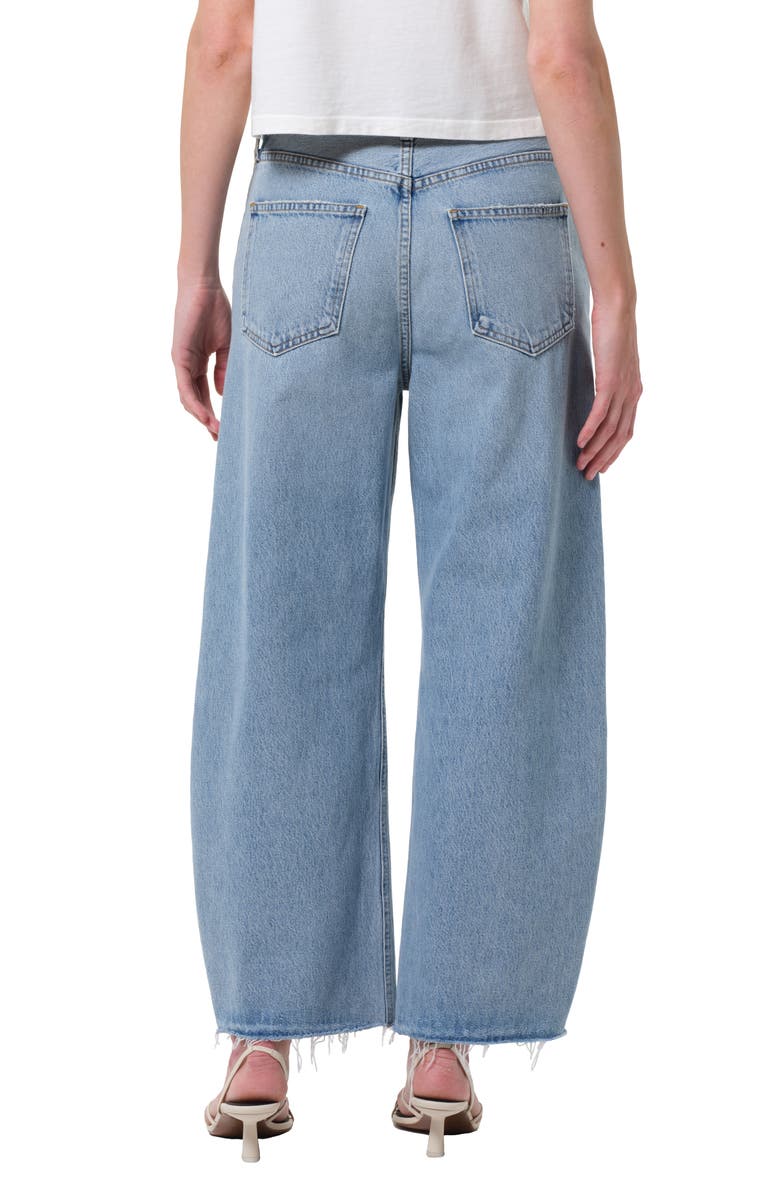 AGOLDE Low Curve Frayed Jeans, Alternate, color, Force