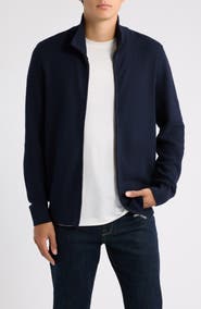 BOSS Loretti Full Zip Cotton Cardigan
