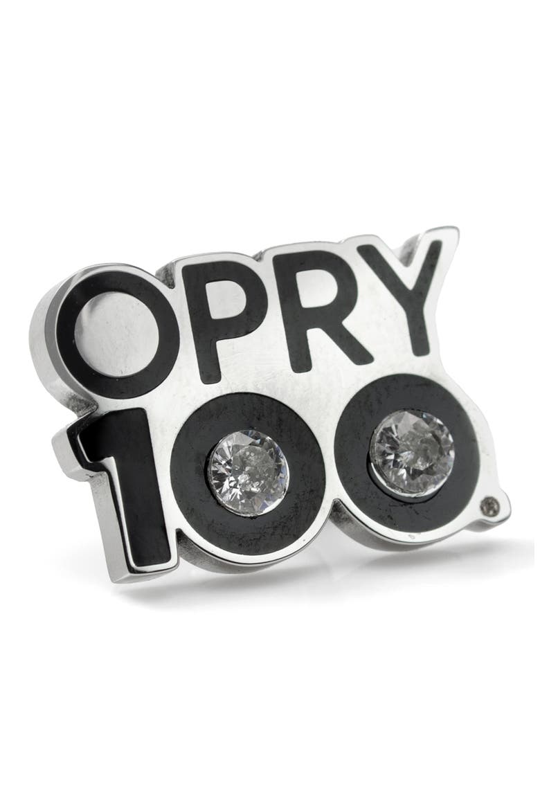 Grand Ole Opry 100th Anniversary Lapel Pin, Main, color, BLACK