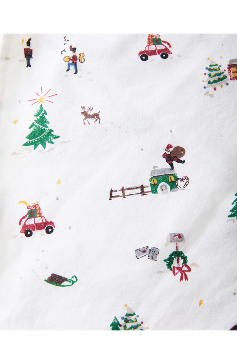 Petite Plume Holiday Town Dog Bandana, Alternate, color, White