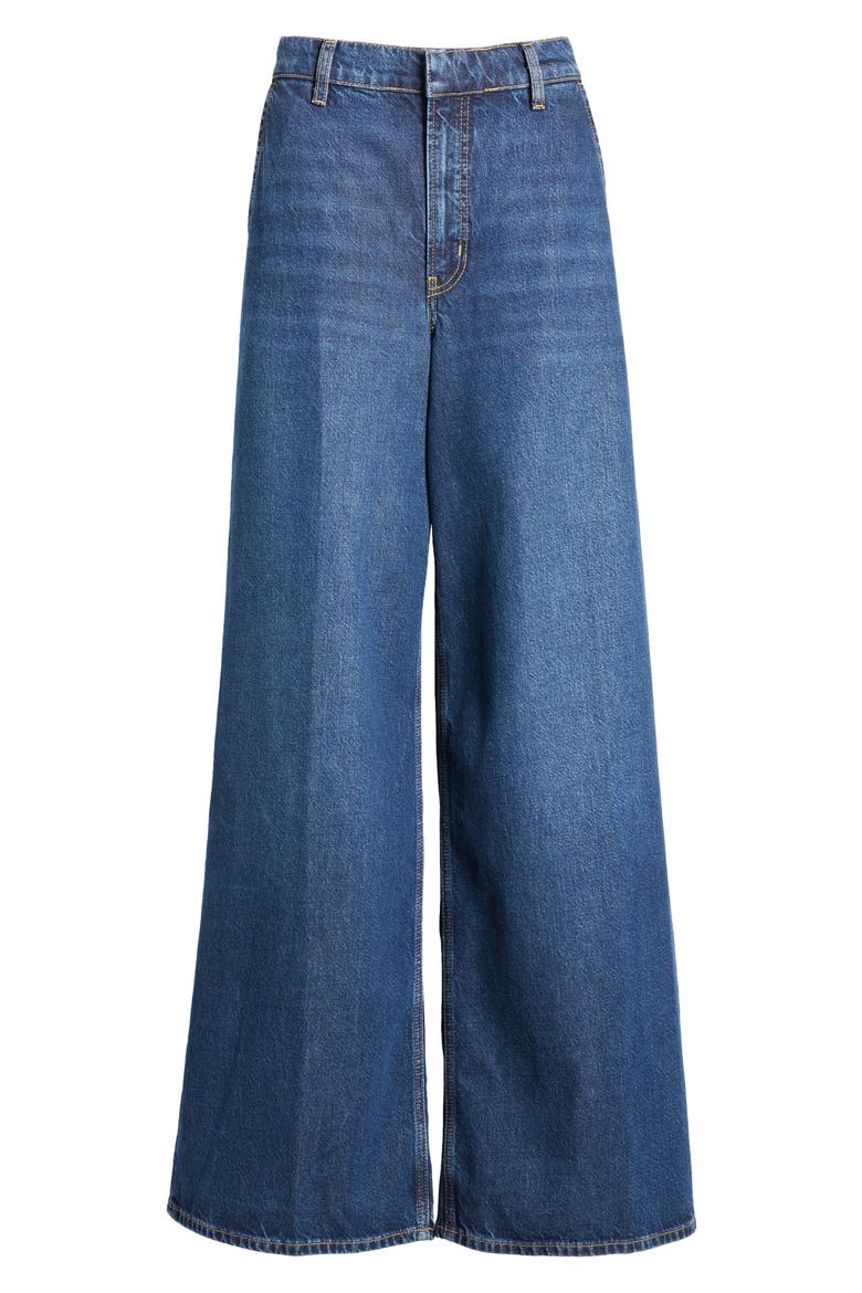The High Waist Wide Leg Trouser Jeans, Alternate, color, BLINDSPOT