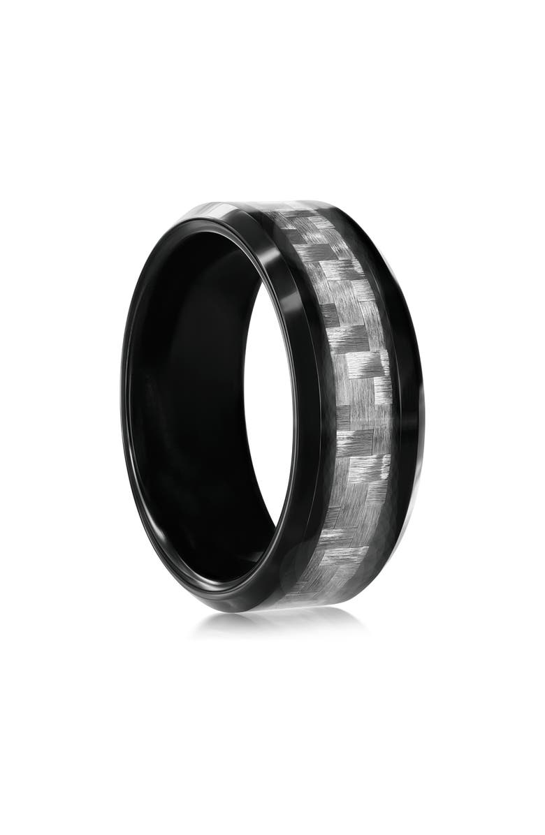 BLACKJACK Crosshatch Two-Tone Band Ring, Alternate, color, 