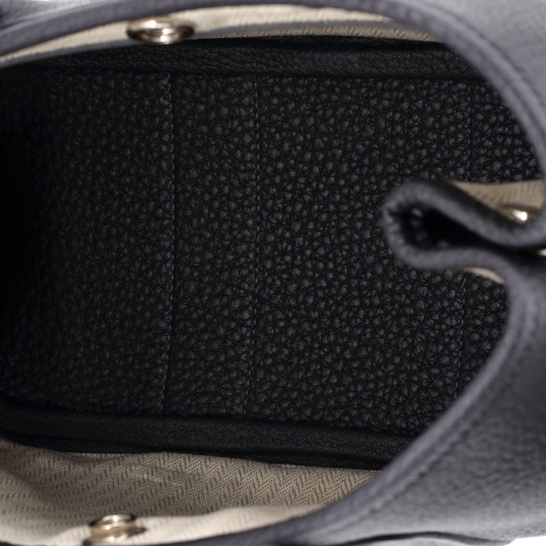 Pre-Owned Hermes Neo Garden Party Tote Leather 23, Alternate, color, Gris Misty