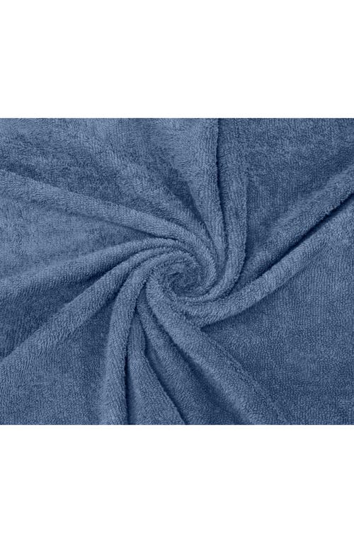 Utica Essentials 6-piece Cotton Bath Towel Set In Blue