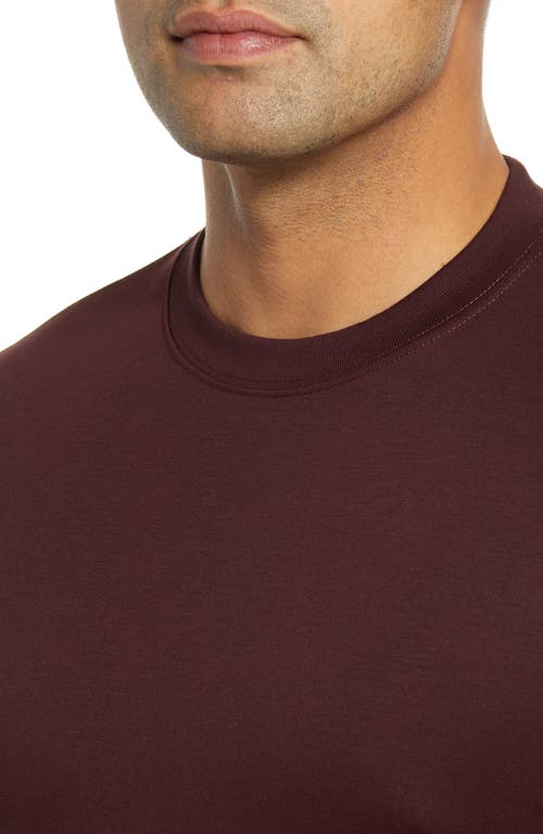 Robert Barakett Georgia Long Sleeve T-shirt In Burgundy
