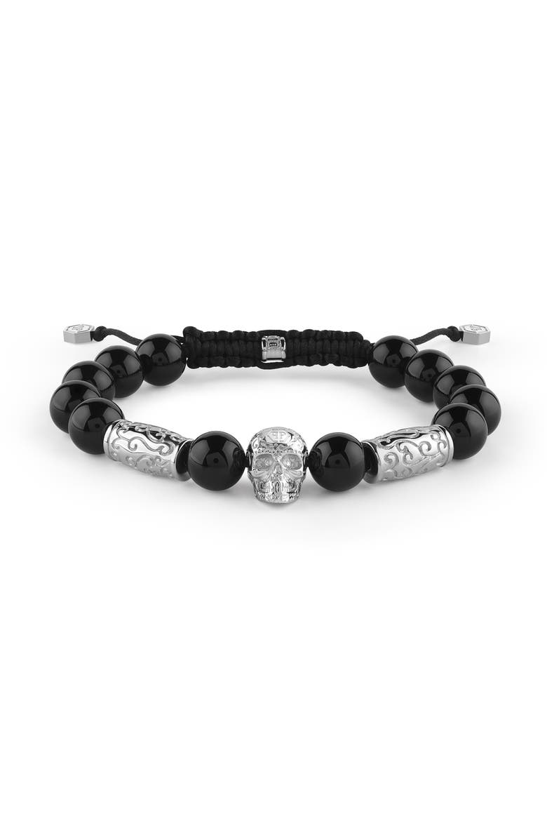 Bracelet Men, Main, color, black/silver