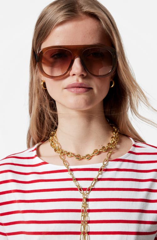 & Other Stories Stripe Cotton T-shirt In Multi