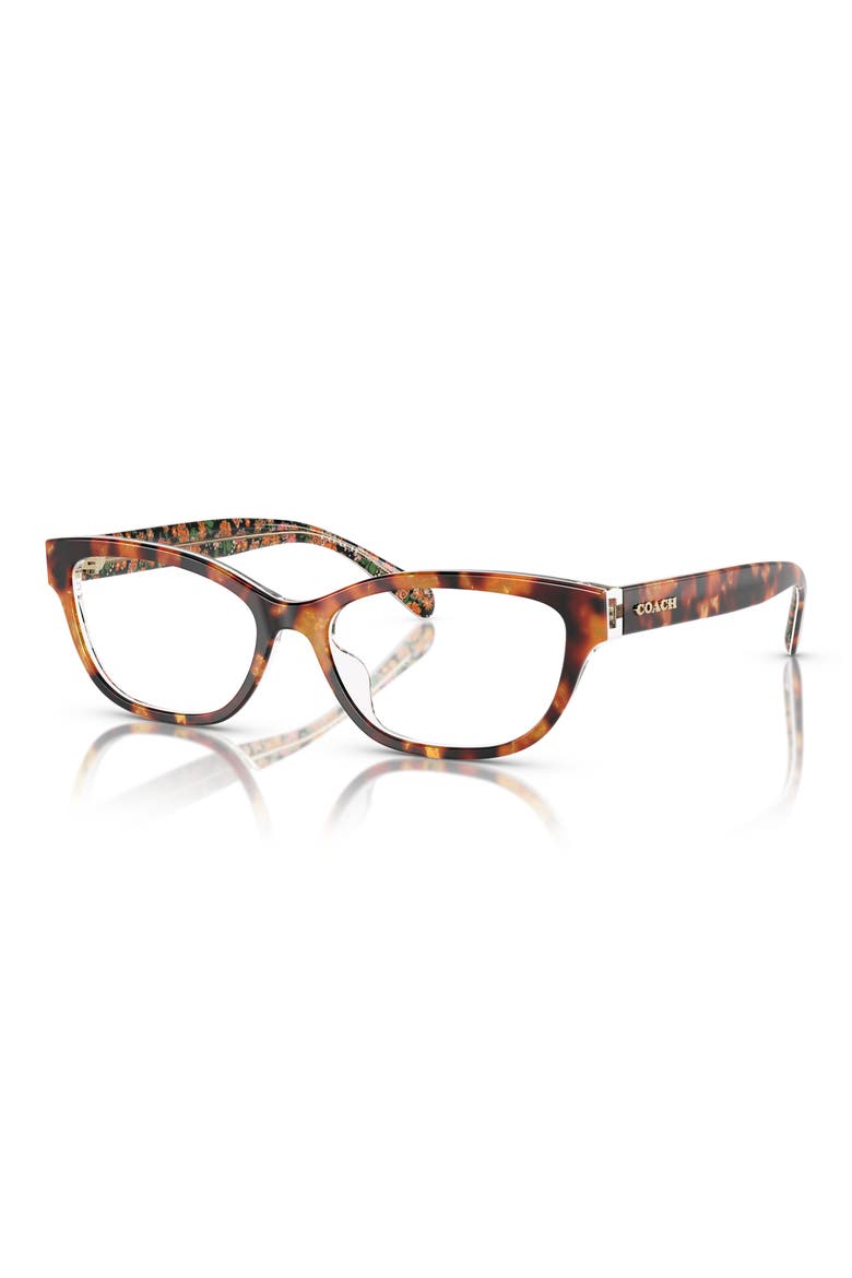 51mm Pillow Optical Glasses, Alternate, color, AMBER / ORANGE / DEMO LENS