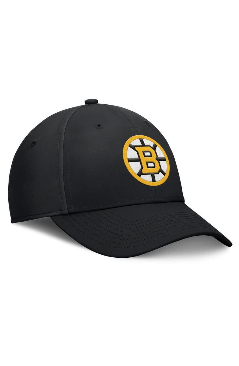 FANATICS Men's Fanatics Black Boston Bruins Primary Logo Flex Hat, Alternate, color, Black